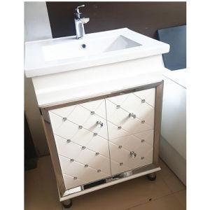 80cm European Style Floor PVC Cabinet Without Mirror