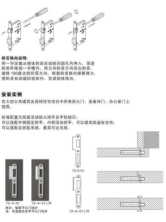 Quality Guarantee Stainless Steel European Style Fire Rated Lockbody