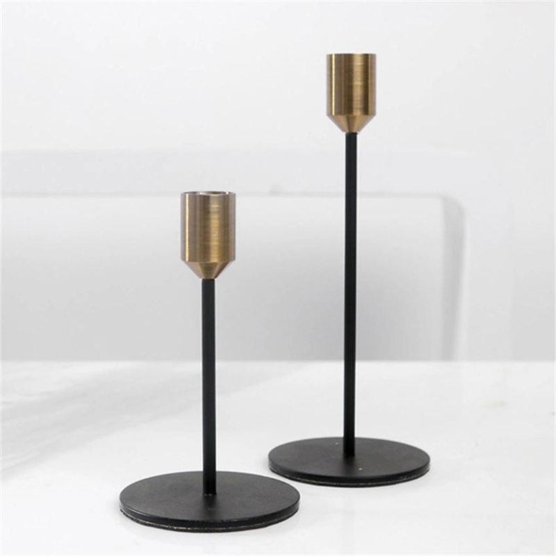 Metal Candlestick Creative Decoration Nordic Single Head Candlestick Romantic Valentine′ S Day Gift