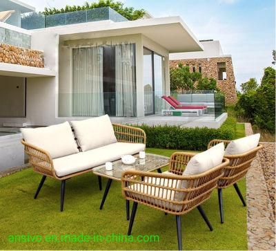 Courtyard Outdoor Leisure Style Three Pieces Furniture Combination for Sale