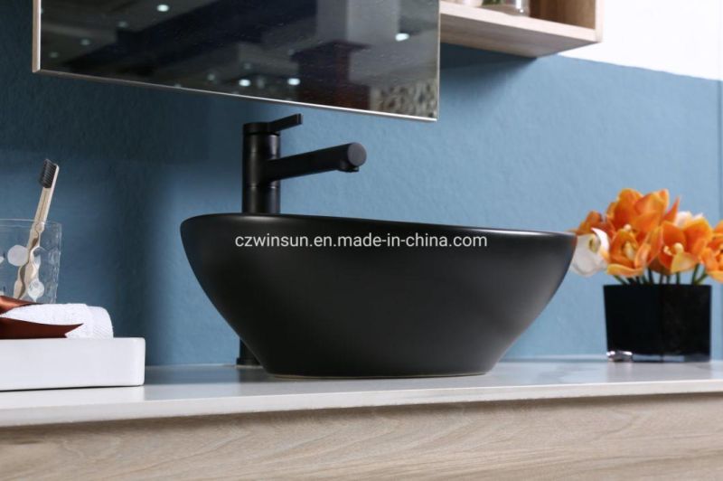 Sanitary Ware Bathroom Ceramic Sink European Colorful Hand Wash Basin