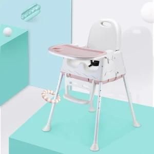 Adjustable Factory Wholesale with Four Wheels High Chair