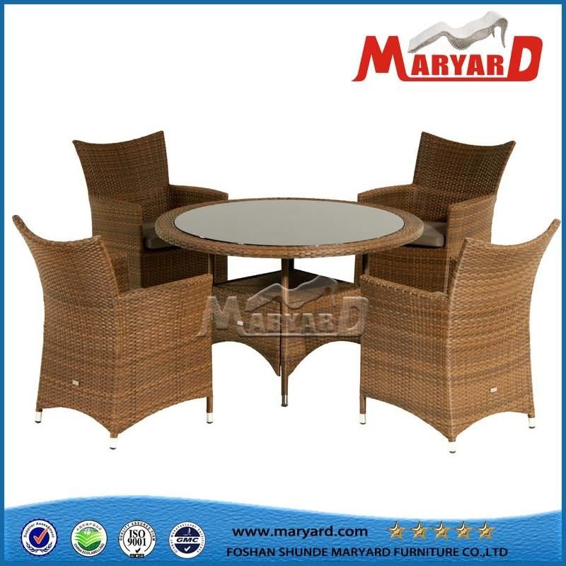 Rattan Wicker Dining Set Outdoor Furniture for Garden