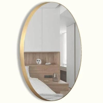 High Quality Event Decor Bathroom Wall Glass Mirror Gold Frame