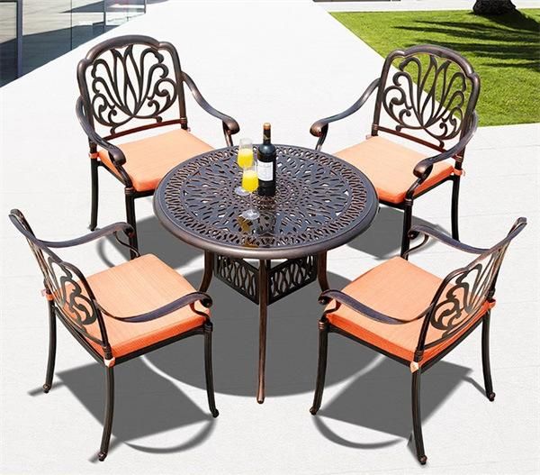Home Furniture Garden Furniture Set Aluminum Table and Chairs Outdoor Furniture