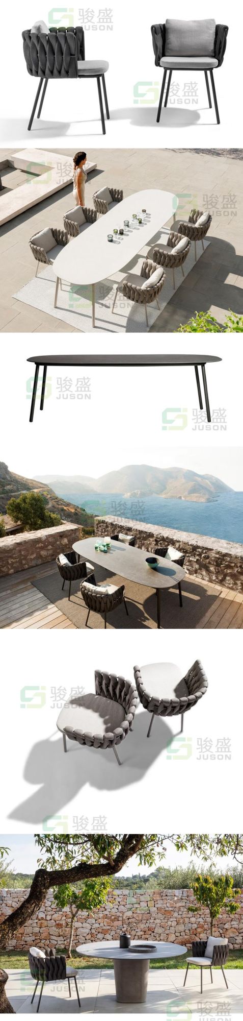 Hot Sale Morden Garden  Furniture  Patio Rattan Chair  and Dining table Hotel Outdoor  Furniture