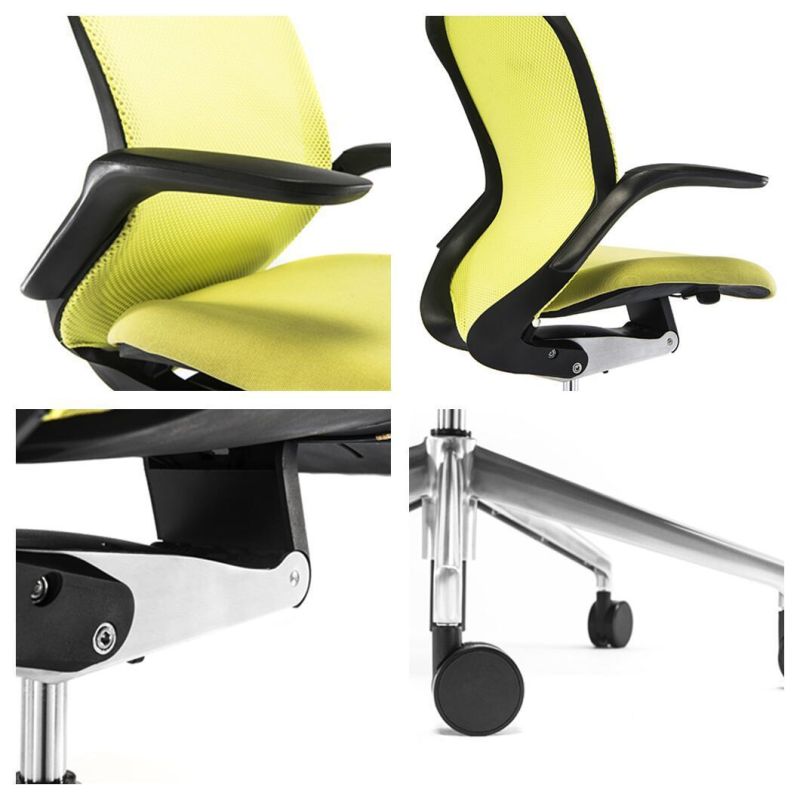 Asis Follow Task Office Chair Mesh Leather Adjutable Ergonomic Revolving Home Office Furniture