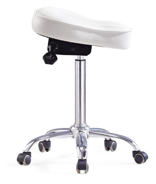 Salon SPA Massage Adjustable Chair Office Beauty Salon Stool with Wheels Rolling