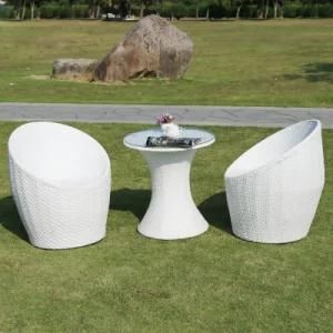 Outdoor Furniture Tea Table Three-Piece Rattan Chair Set Outdoor Balcony Table and Chair Set Bird&prime;s Nest Table and Chair