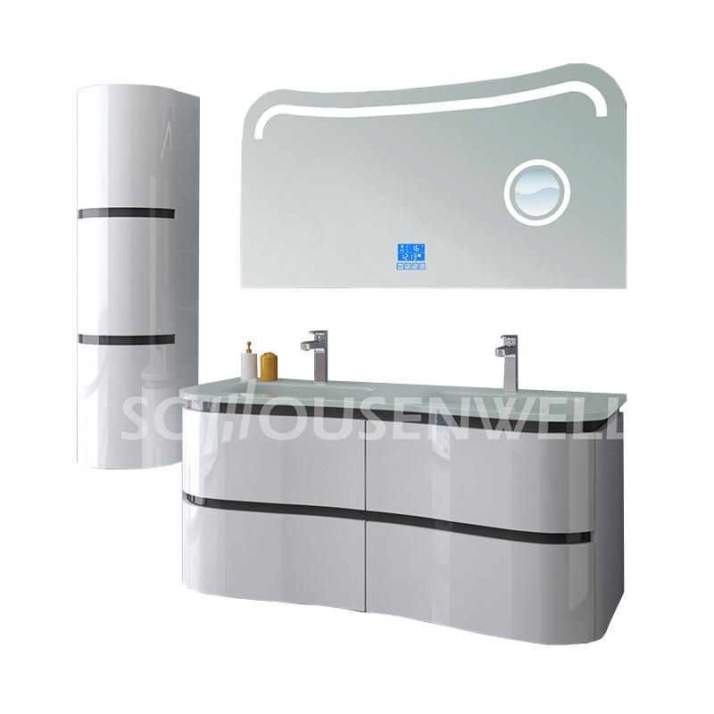 Modern PVC Bathroom Furniture European Style Bathroom Vanity