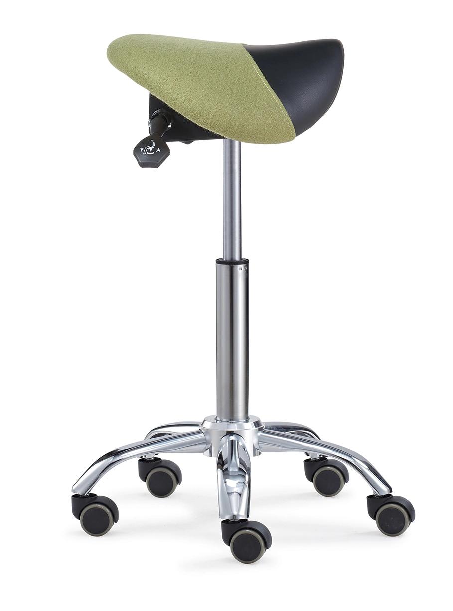 New Design Swivel Adjustable Saddle Beauty Salon Stool