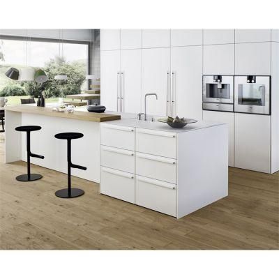 Custom Designs Elegant Matte White Pull out Kitchen Cabinet Basket Kitchen Interior Cabinet
