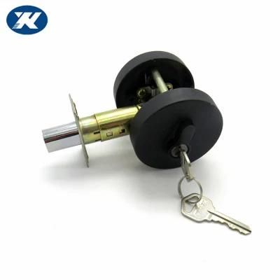 Commercial Residential Use Round Escutcheon Double Cylinder Deadbolt Door Lock