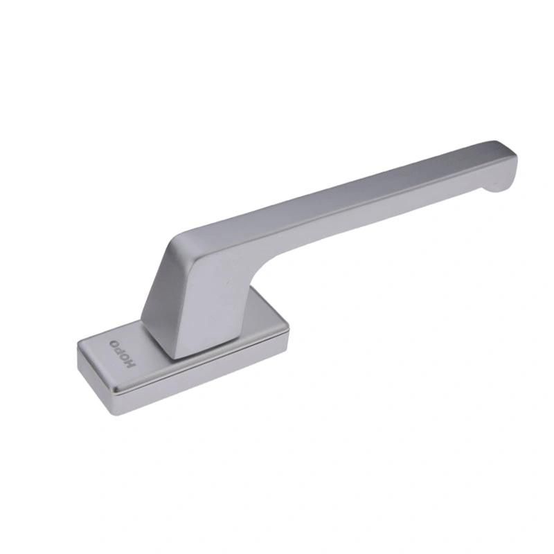 High Quality Aluminum Spindle Silver Door Handle