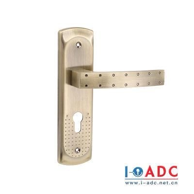 Hardware Door Accessories Aluminium Alloy Door Lock Handle with Plate