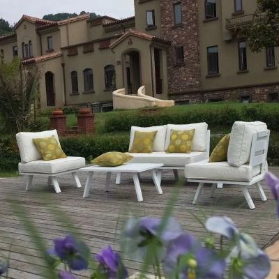 Custom High Quality Furniture Garden Outdoor Aluminum Sofa Set