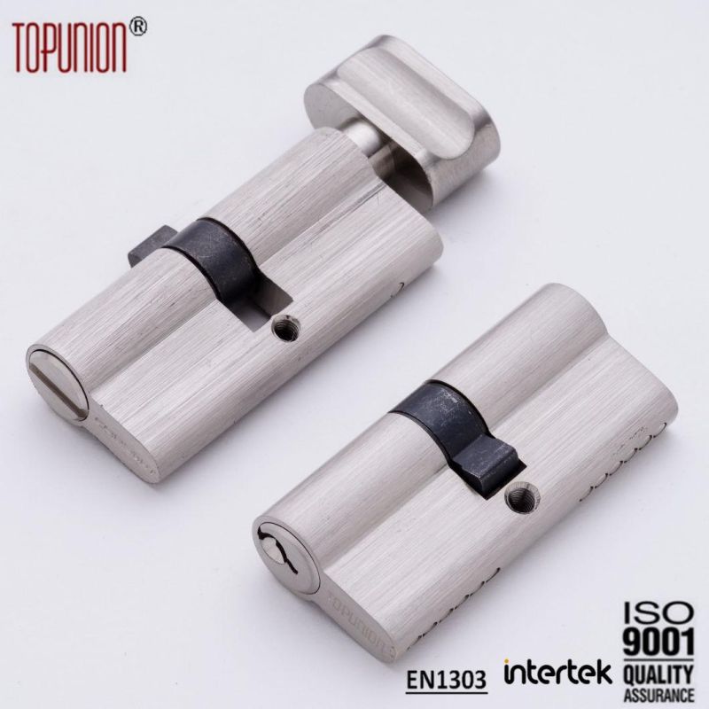 En1303 Euro Door Hardware Key Lock Cylinder Lock Chrome Plating