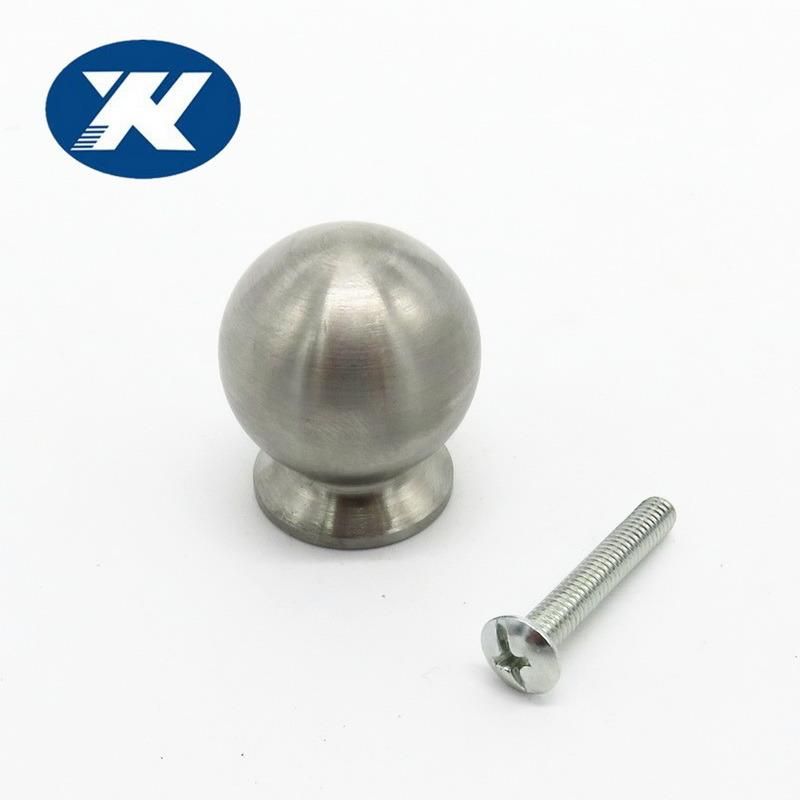 Dresser, Brushed Brass Cabinet Knobs Round Kitchen Hardware Handle Pulls