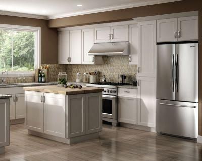 American White Shaker Kitchen Cabinet, Solid Wood Kitchen Cabinets