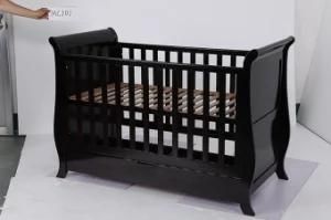 Multi-Function New Zealand Pine Solid Wood Baby Crib