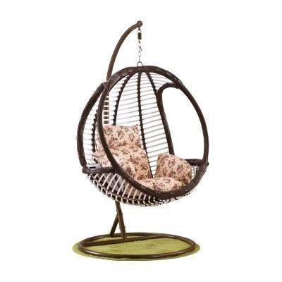 Outdoor Furniture PE Wicker Rattan Egg Swing Hanging Chair Garden Casual Patio Single Weave Chair