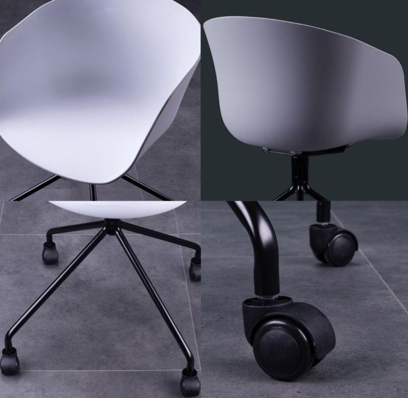 Fashion Creative Simple Modern Armchair Plastic Dining Leisure Office Chair