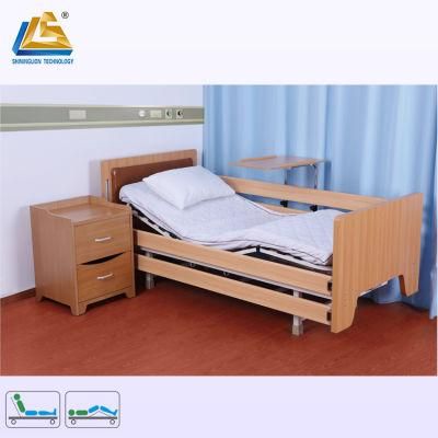 European Style 2 Functions Foldable Home Care Bed for Elderly