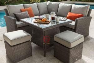 All Weather Outdoor Rattan Garden Furniture Sofa Set-4