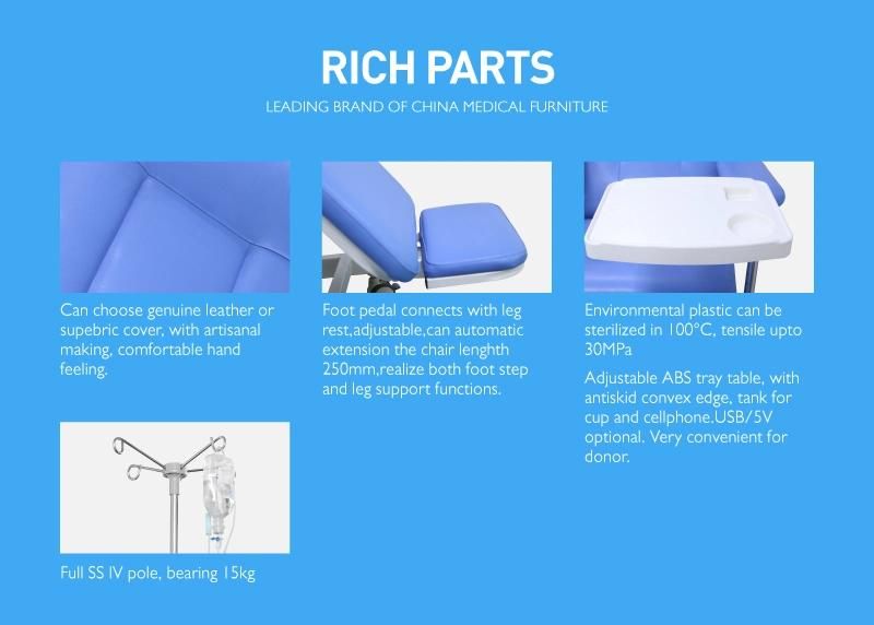 Ske-180 Hospital Furniture Dialysis Treatment Chairs