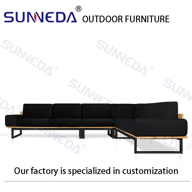 Home Outdoor Garden Furniture Sets Modern Design Aluminum Patio Sofa