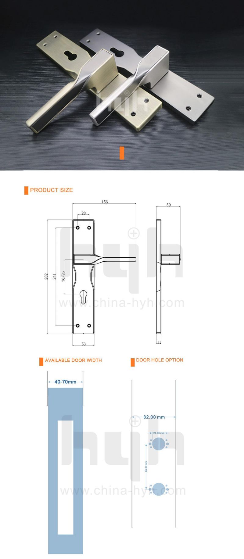 Superior Quality Popular Style European Door Lever Handle