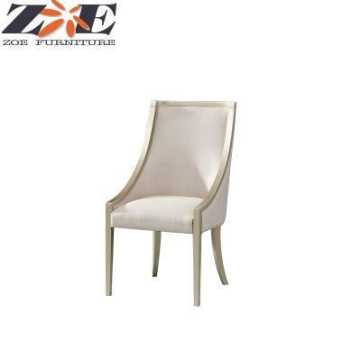 Global Hot Selling Solid Wood PU Painting Dining Room Chairs