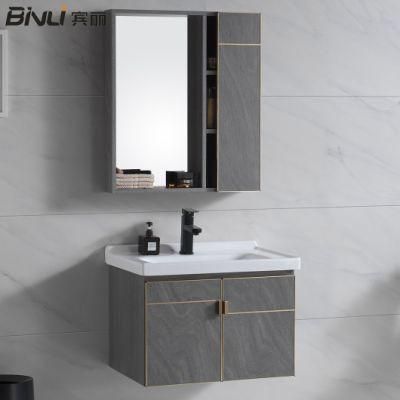 Modern European Style Furniture Plywood Bathroom Vanity Cabinet