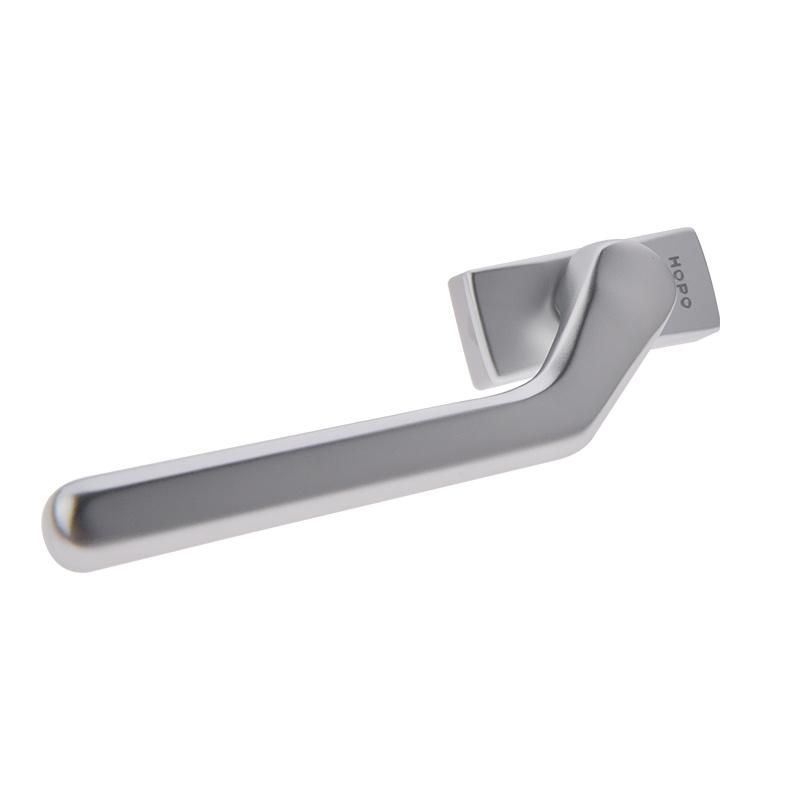 Aluminum Alloy Silver Square Spindle Handle for Double-Sashes Window