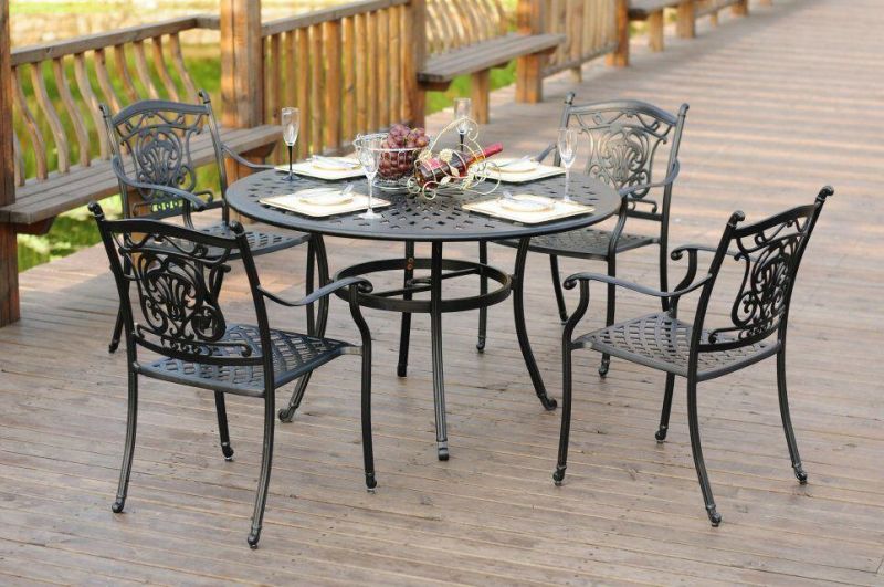 Rattan Garden Furniture Aluminum Outdoor Dining Table Outdoor Patio Furniture