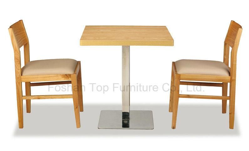 European Style Square Restaurant Dining Table