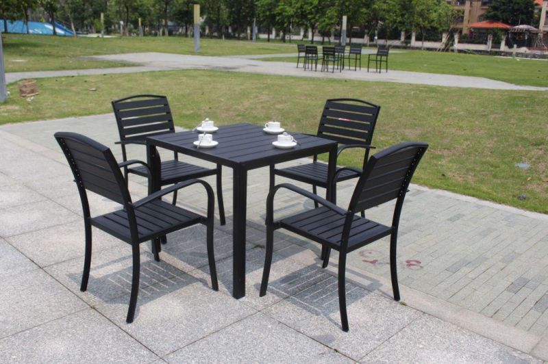 5 PCS Outdoor Polywood Aluminum Furniture Sets