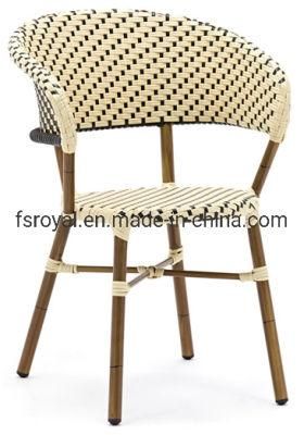 2018 New Chinese Furniture Aluminium Frame Wood Look Hotel Restaurant Chair in Top Quality