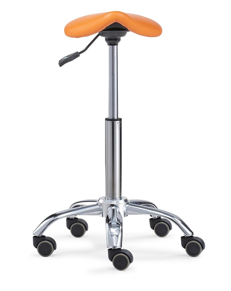 Saddle Stool Rolling Ergonomic Swivel Chair for Dental Office Massage Clinic SPA Salon Chair