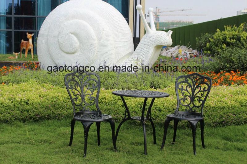 3 Pieces All Weather Outdoor Patio Cast Aluminum Garden Sets Furniture