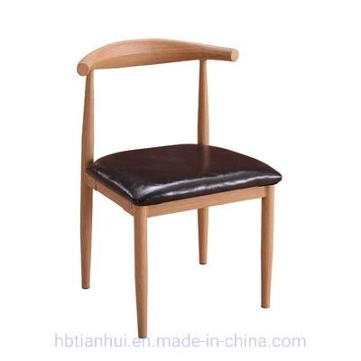 Modern Chair Silla Comedor Restaurant Chair PU Leather European Style Stainless Steel Wholesale Design Dining Chair