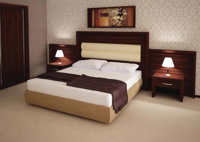 European Classic Mahogany Bedroom Furniture Sets Hotel Home Interior Furniture