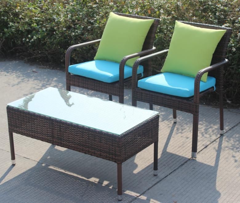 Aluminum Coffee Table and Chair for Patio Garden Furniture