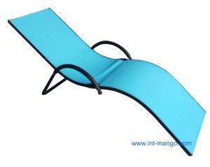 New Design Textilene Folding Reclinning Beach Chair (MW11030)