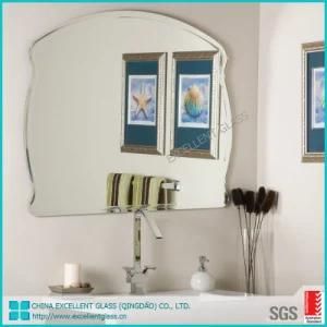 Decorative Frameless Silver Mirror for Bathroom and Furniture