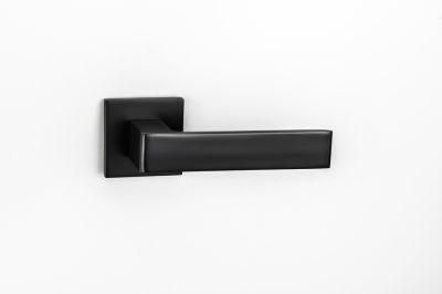 New Design Separate Aluminium Door Furniture Handle with Iron Spindle