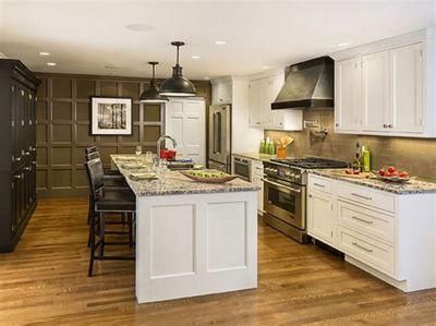 White Custom Kitchen Cabinetry and Kitchen Cabinet