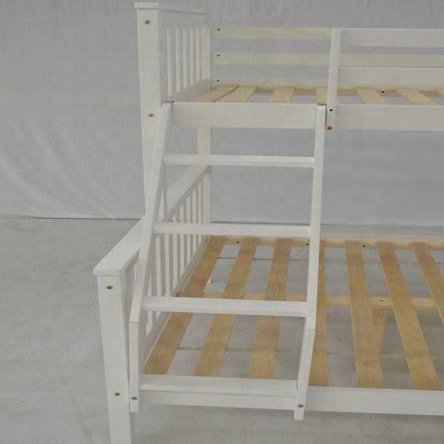 Modern Wood Kids Bed Solid Pine Bunk Bed