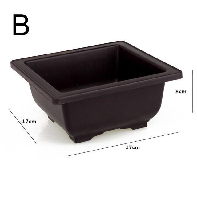 Plastic Flower Pots Retro Style Simulational Purple Sand Pots Flower Bonsai Tree Plant Succulent Flowerpots Home Garden