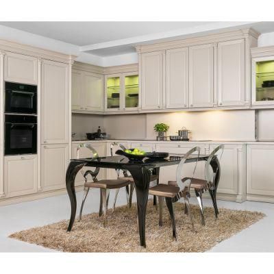 Custom Made High End European Luxury PVC Shaker Royal Kitchen Cabinet
